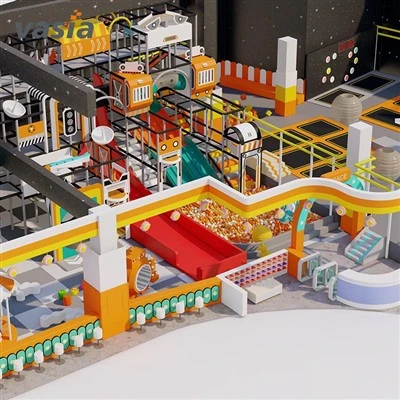 Tér fedett csúszda játszótér